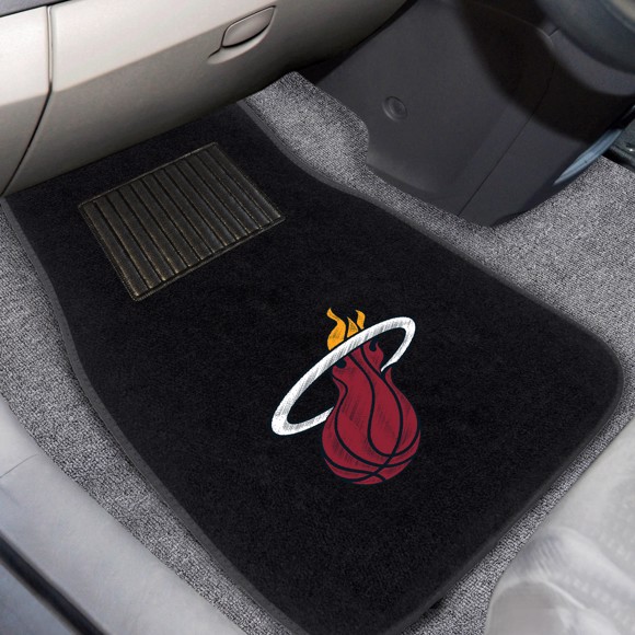 Picture of Miami Heat Embroidered Car Mat Set