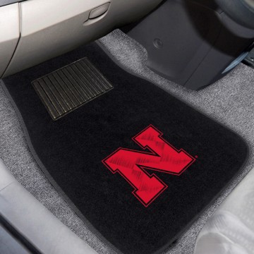Picture of Nebraska Cornhuskers 2-pc Embroidered Car Mat Set
