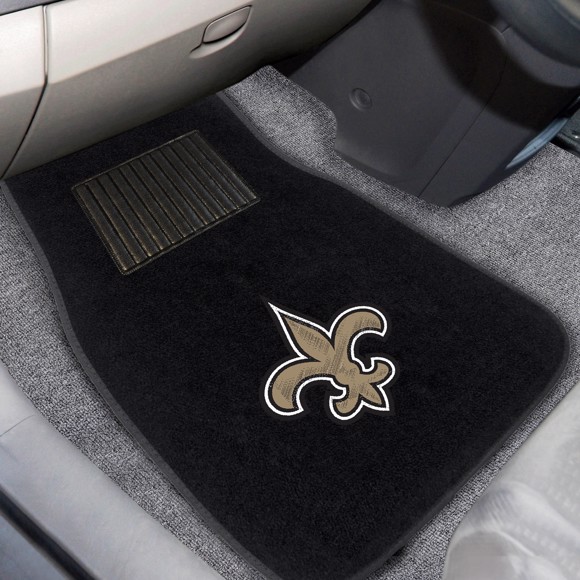 Picture of New Orleans Saints Embroidered Car Mat Set