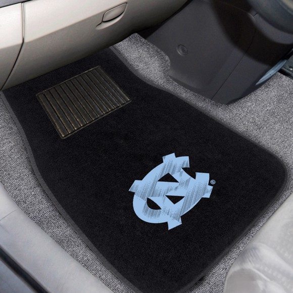 Picture of North Carolina Tar Heels 2-pc Embroidered Car Mat Set