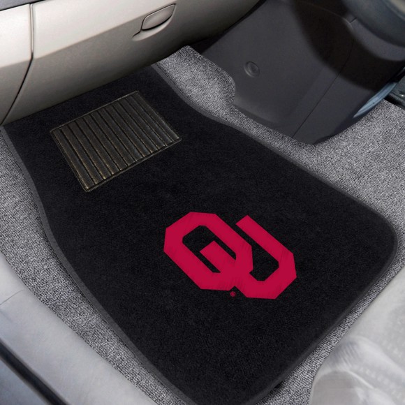 Picture of Oklahoma Sooners 2-pc Embroidered Car Mat Set