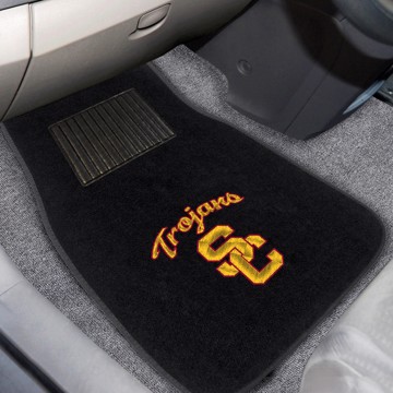 Picture of Southern California Trojans 2-pc Embroidered Car Mat Set