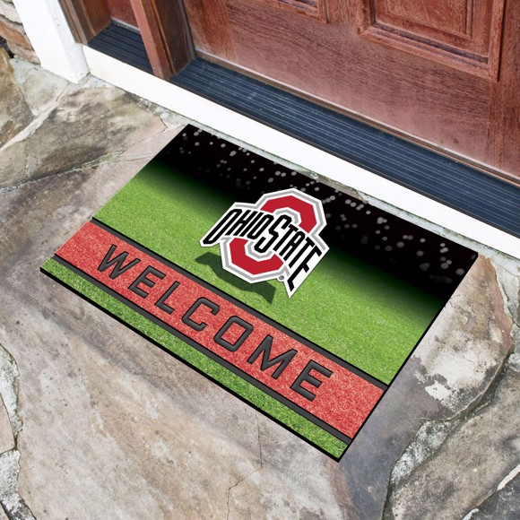 Picture of Ohio State Buckeyes Crumb Rubber Door Mat