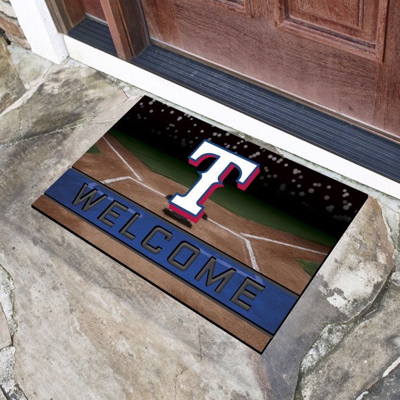 Picture of Texas Rangers Crumb Rubber Door Mat