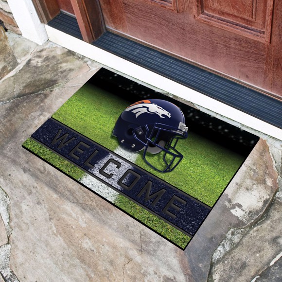 Picture of Denver Broncos Crumb Rubber Door Mat