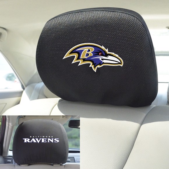 Picture of Baltimore Ravens Headrest Cover 