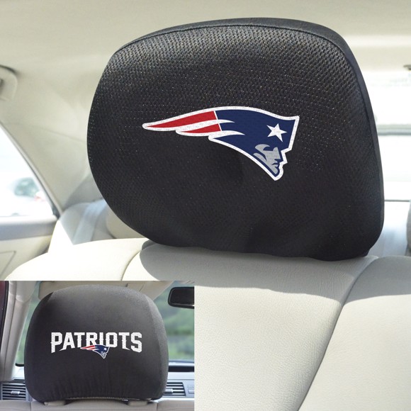 Picture of New England Patriots Headrest Cover 