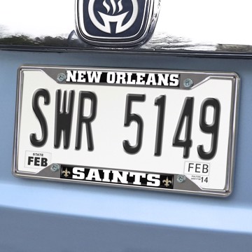 Picture of New Orleans Saints License Plate Frame 