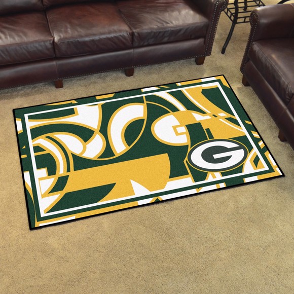 Picture of Green Bay Packers 4x6 Plush Rug