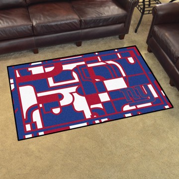 Picture of New York Giants 4x6 Plush Rug