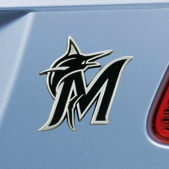 Picture of Miami Marlins Emblem - Chrome
