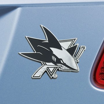 Picture of San Jose Sharks Emblem - Chrome