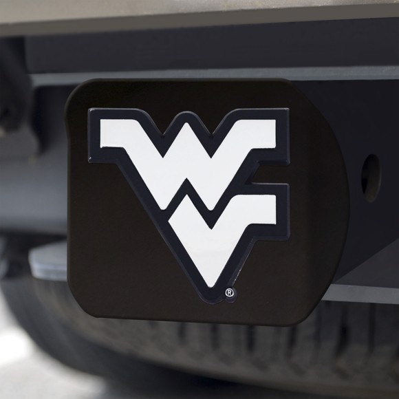 Picture of West Virginia Mountaineers Hitch Cover - Black