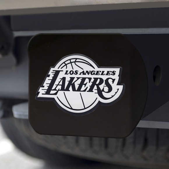 Los Angeles Lakers Chrome Hitch Cover 4 1/2x3 3/8 Fanmats 