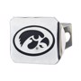 Picture of Iowa Hawkeyes Hitch Cover - Chrome