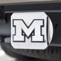 Picture of Michigan Wolverines Hitch Cover - Chrome