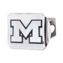 Picture of Michigan Wolverines Hitch Cover - Chrome