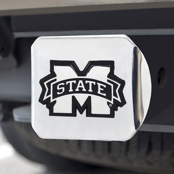 Picture of Mississippi State Bulldogs Hitch Cover - Chrome