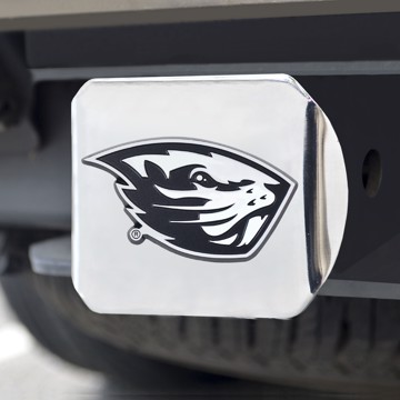 Picture of Oregon State Beavers Hitch Cover - Chrome