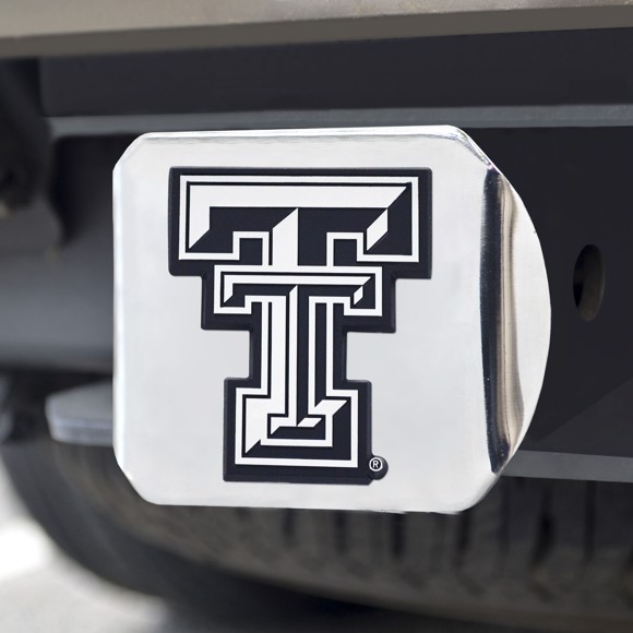 Picture of Texas Tech Red Raiders Hitch Cover - Chrome