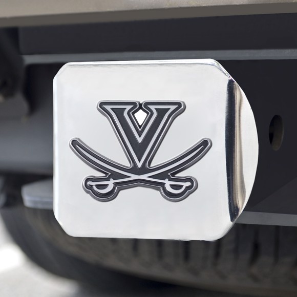 Picture of Virginia Cavaliers Hitch Cover - Chrome