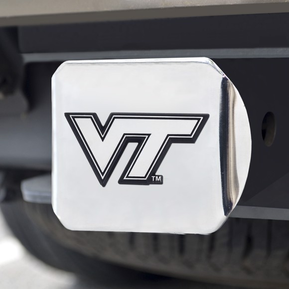 Picture of Virginia Tech Hokies Hitch Cover - Chrome