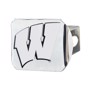 Picture of Wisconsin Badgers Hitch Cover - Chrome