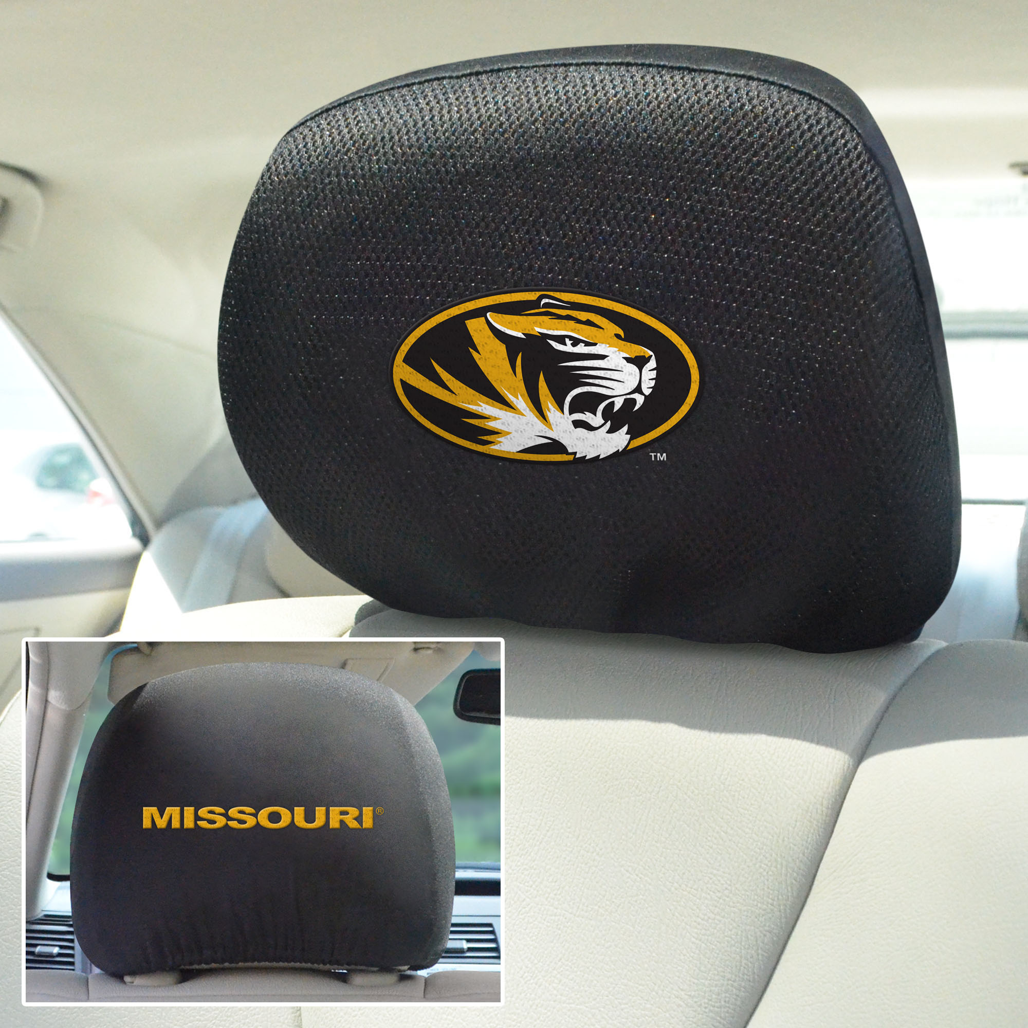 Fan Mats University of Tennessee Head Rest Cover//10 x13