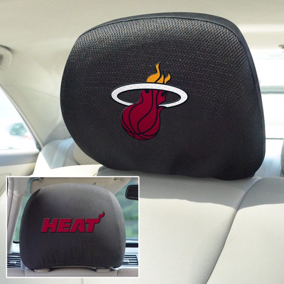 Picture of Miami Heat Headrest Cover Set