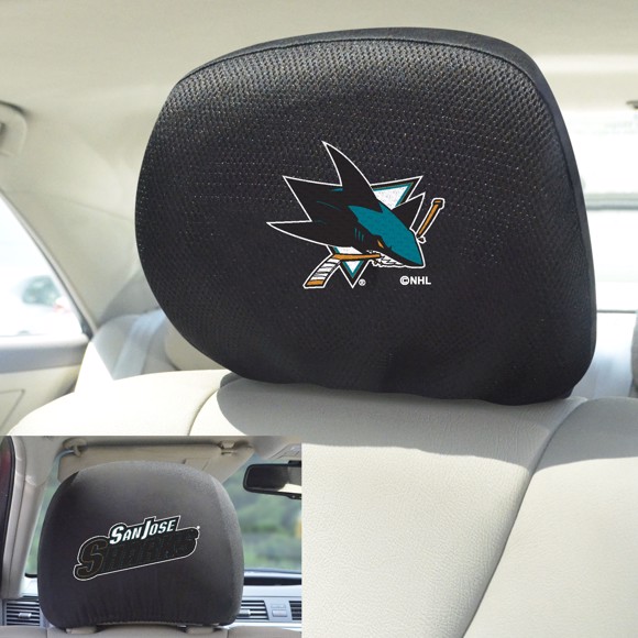 Picture of San Jose Sharks Headrest Cover