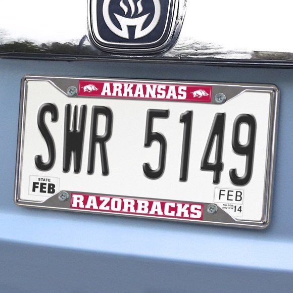 Picture of Arkansas Razorbacks License Plate Frame