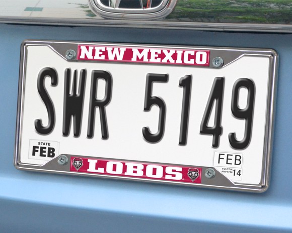 Picture of New Mexico Lobos License Plate Frame