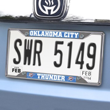 Picture of Oklahoma City Thunder License Plate Frame