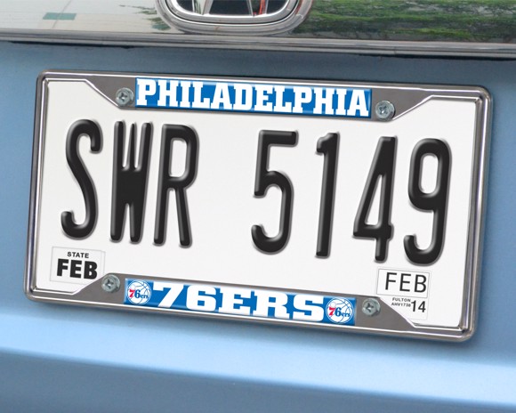 Picture of Philadelphia 76ers License Plate Frame