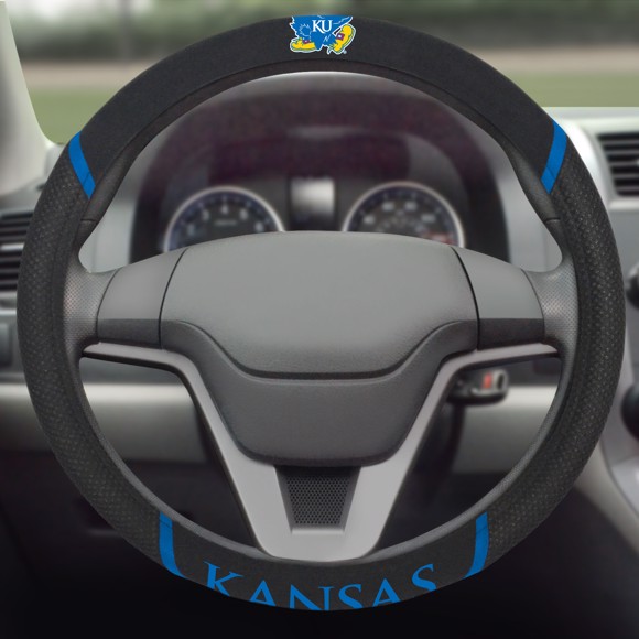 Picture of Kansas Jayhawks Steering Wheel Cover