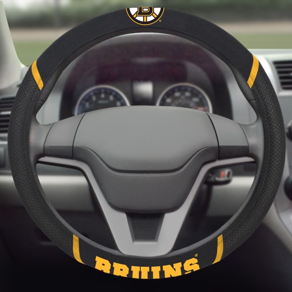Picture of Boston Bruins Steering Wheel Cover