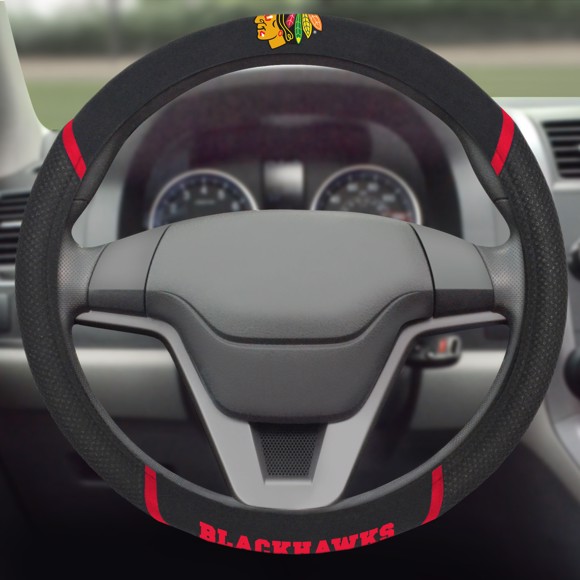 Picture of Chicago Blackhawks Steering Wheel Cover