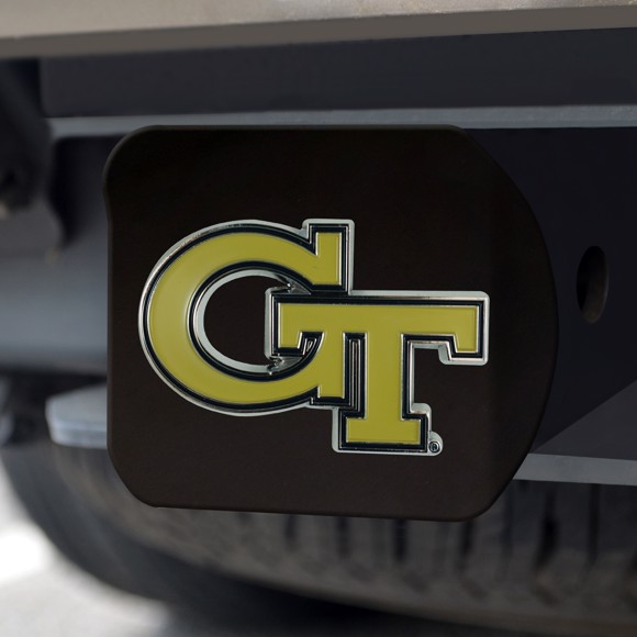Picture of Georgia Tech Yellow Jackets Color Hitch Cover - Black