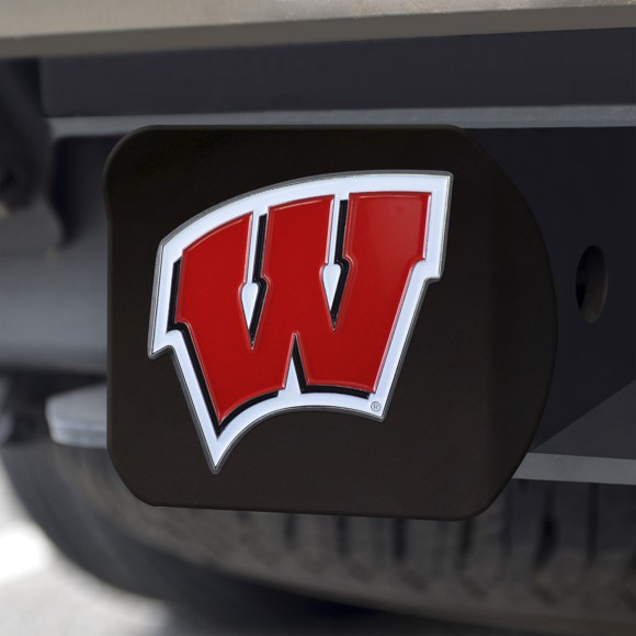 Picture of Wisconsin Badgers Color Hitch Cover - Black