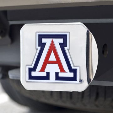 Picture of Arizona Wildcats Color Hitch Cover - Chrome
