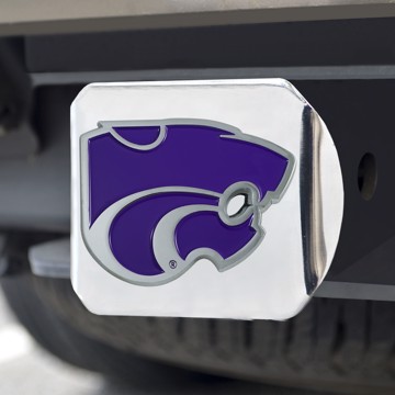 Picture of Kansas State Wildcats Color Hitch Cover - Chrome