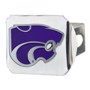 Picture of Kansas State Wildcats Color Hitch Cover - Chrome
