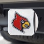 Picture of Louisville Cardinals Color Hitch Cover - Chrome