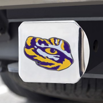 Picture of LSU Tigers Color Hitch Cover - Chrome