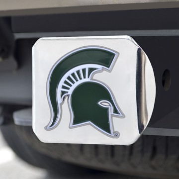 Picture of Michigan State Spartans Color Hitch Cover - Chrome