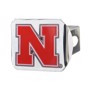 Picture of Nebraska Cornhuskers Color Hitch Cover - Chrome