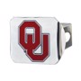 Picture of Oklahoma Sooners Color Hitch Cover - Chrome