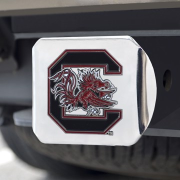 Picture of South Carolina Gamecocks Color Hitch Cover - Chrome