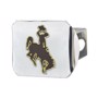 Picture of Wyoming Cowboys Color Hitch Cover - Chrome
