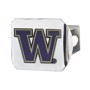 Picture of Washington Huskies Color Hitch Cover - Chrome